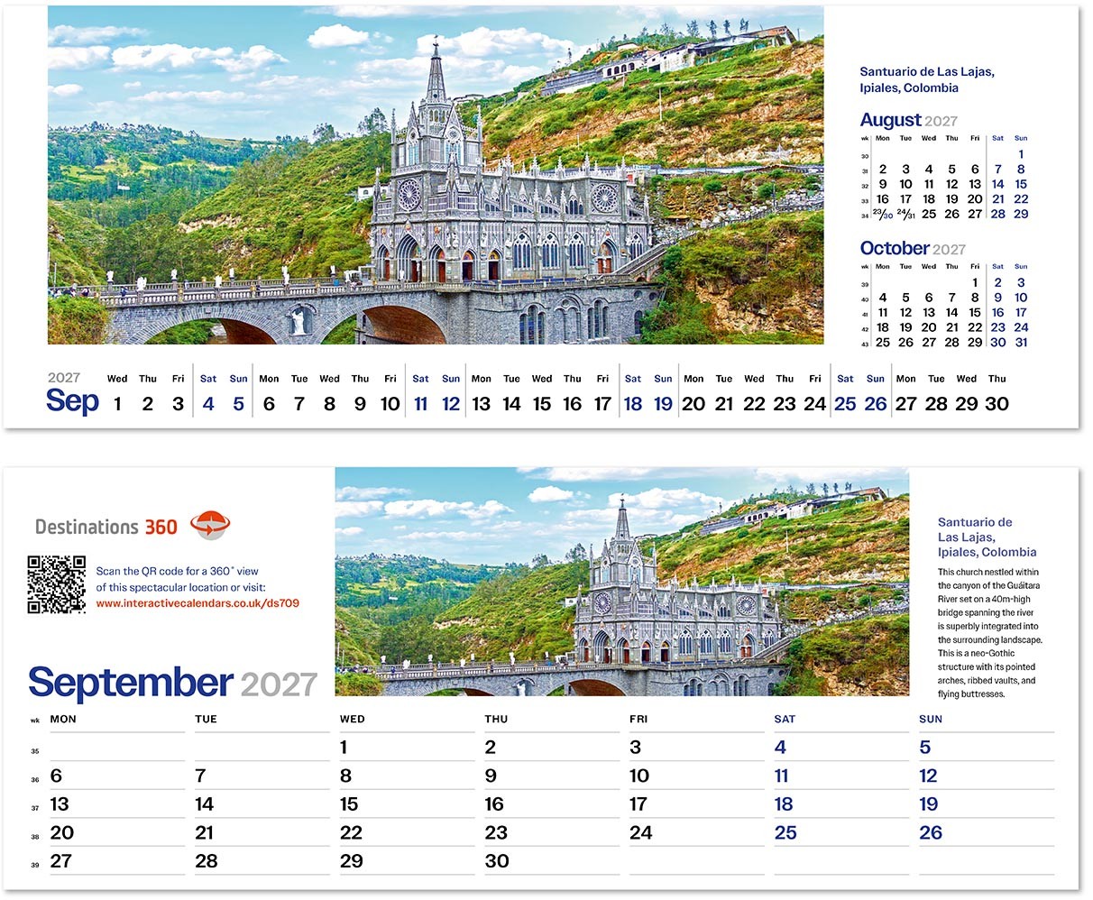 Destinations360 Task Station Desk Calendar
