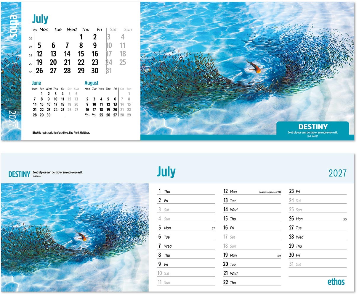 Ethos Task Station Desk Calendar