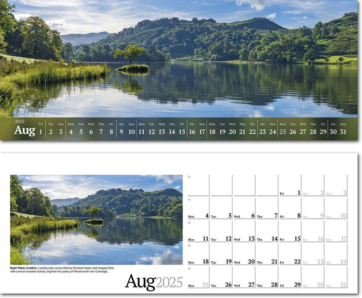 Wild Britain Task Station Desk Calendar