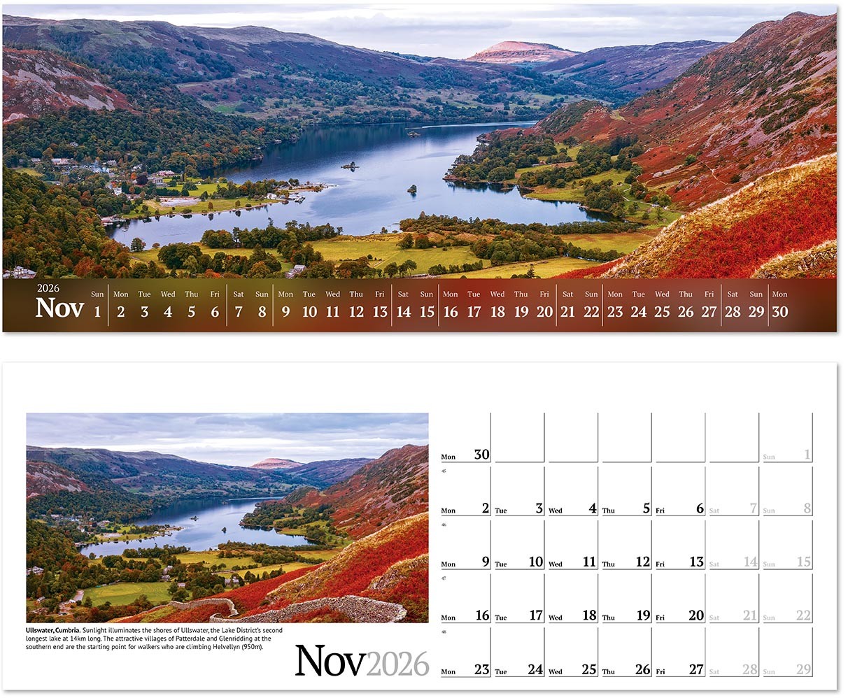 Wild Britain Desk Calendar