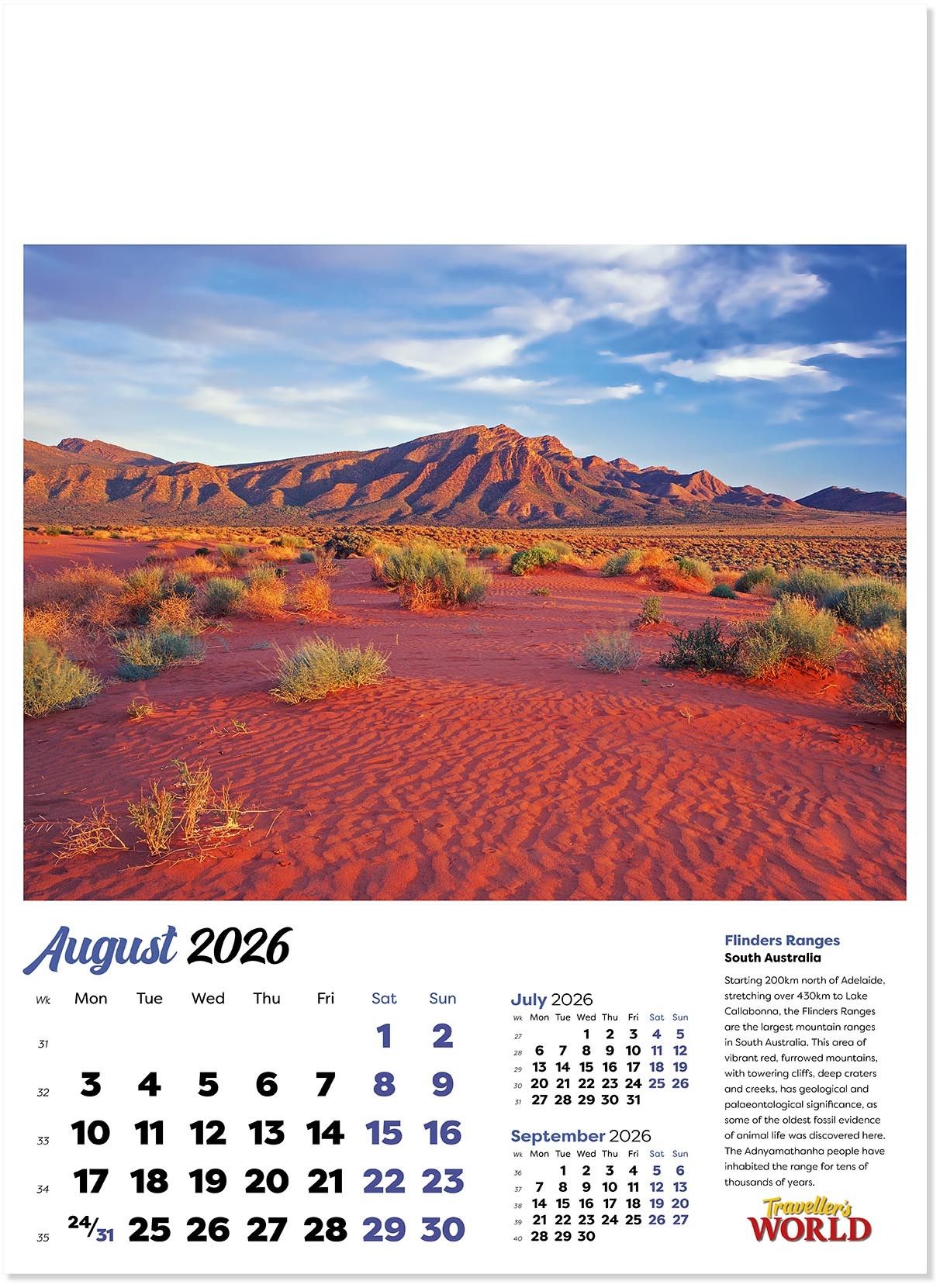 Traveller's World Calendar