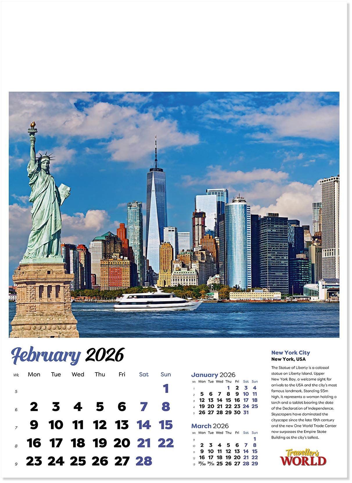 Traveller's World Calendar