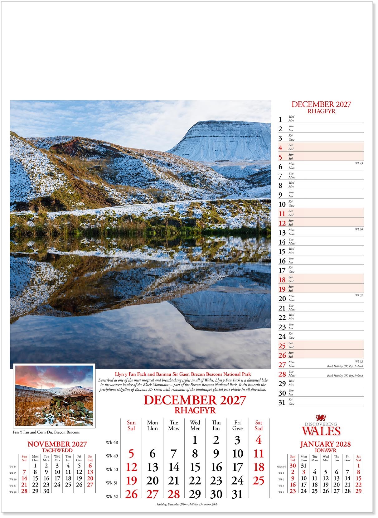 Discovering Wales Calendar