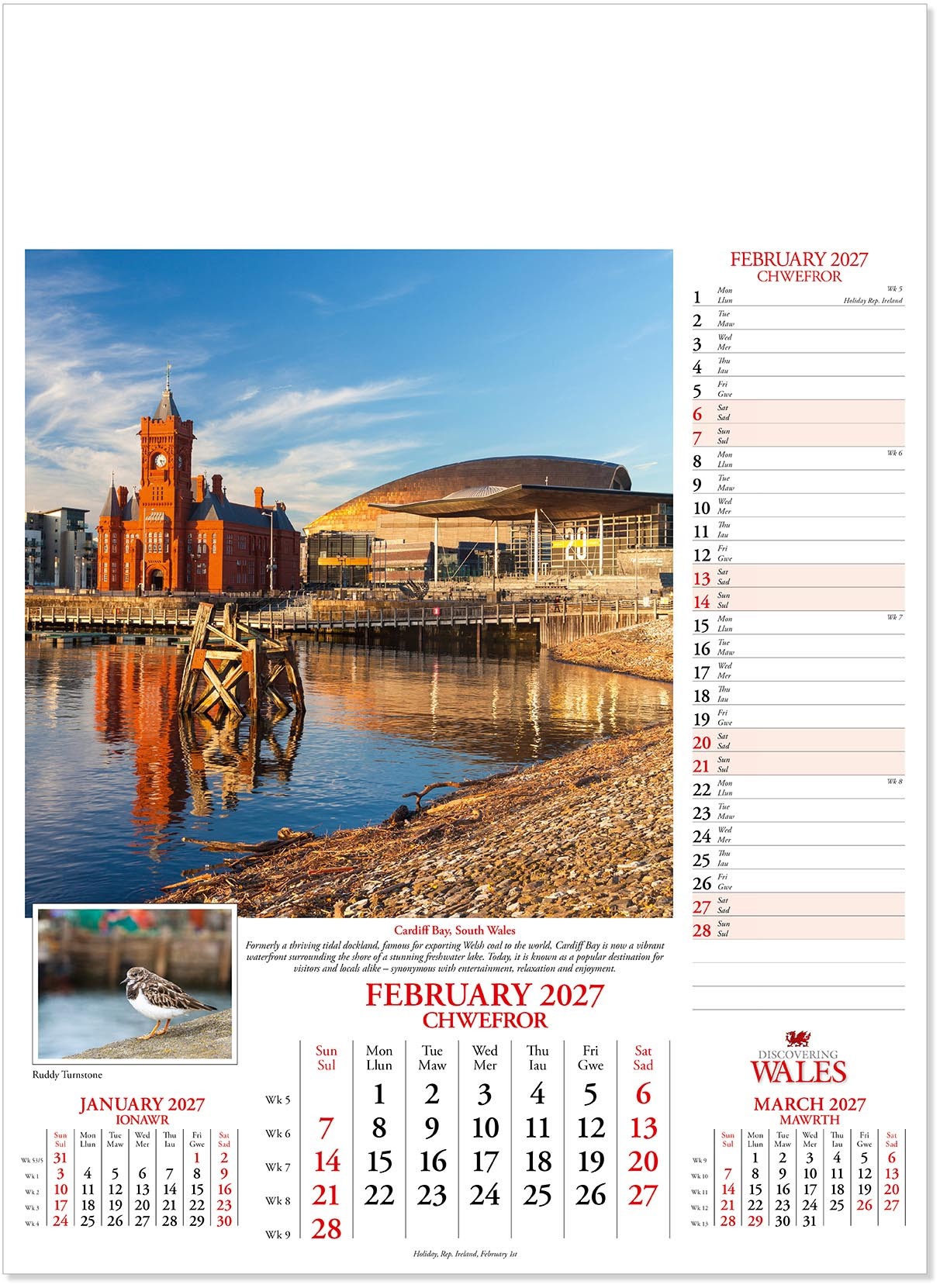 Discovering Wales Calendar