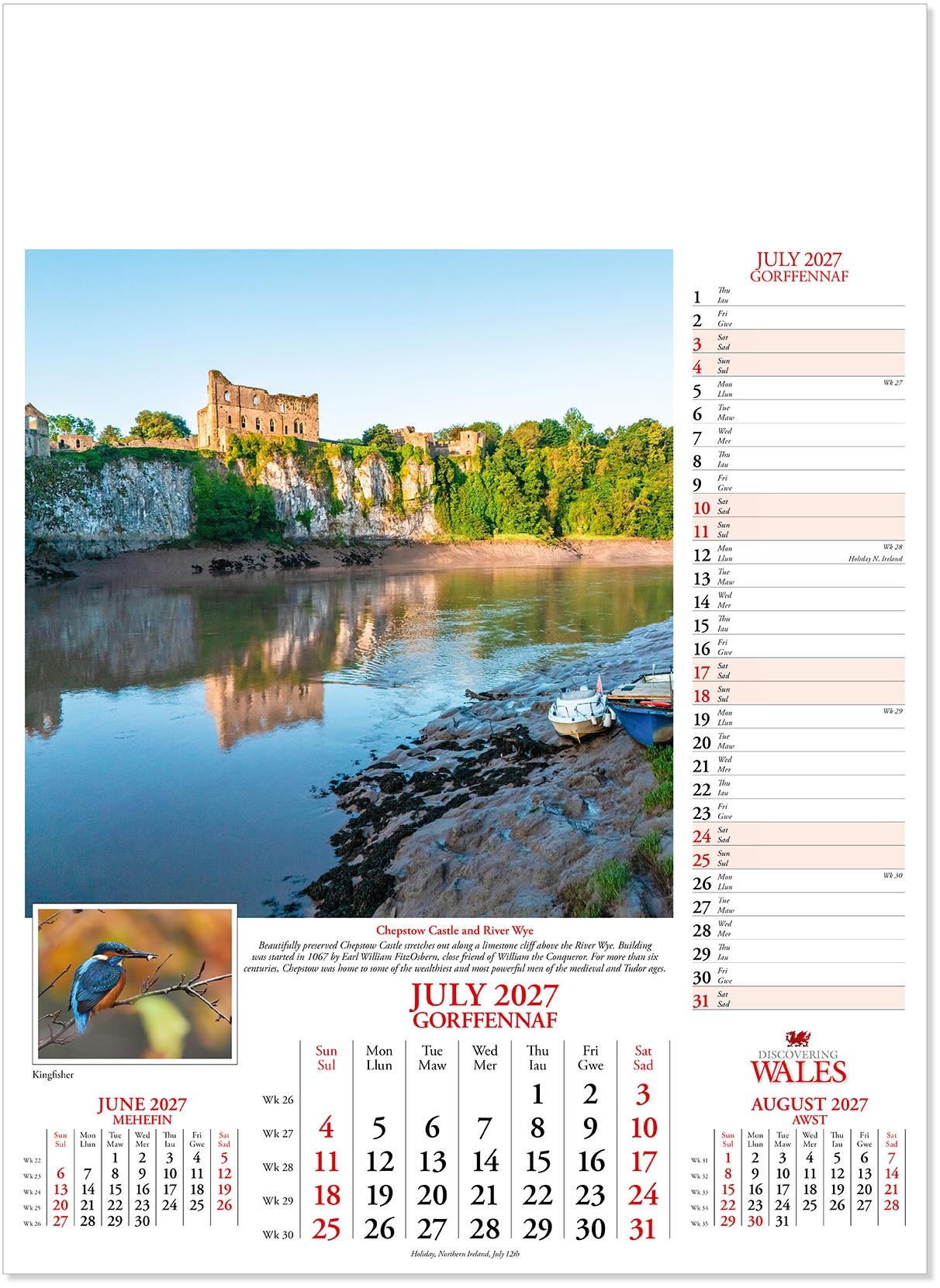 Discovering Wales Calendar