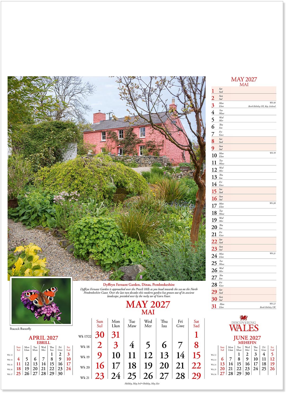 Discovering Wales Calendar
