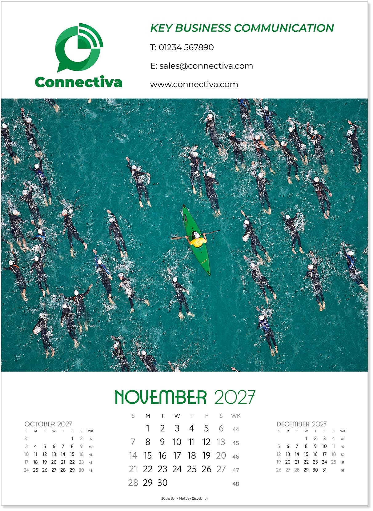 A Touch of Colour Wall Calendar