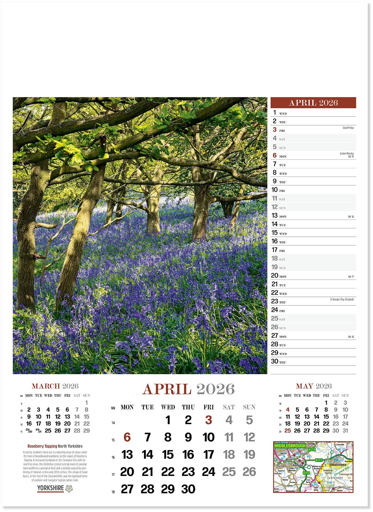 Yorkshire Calendar