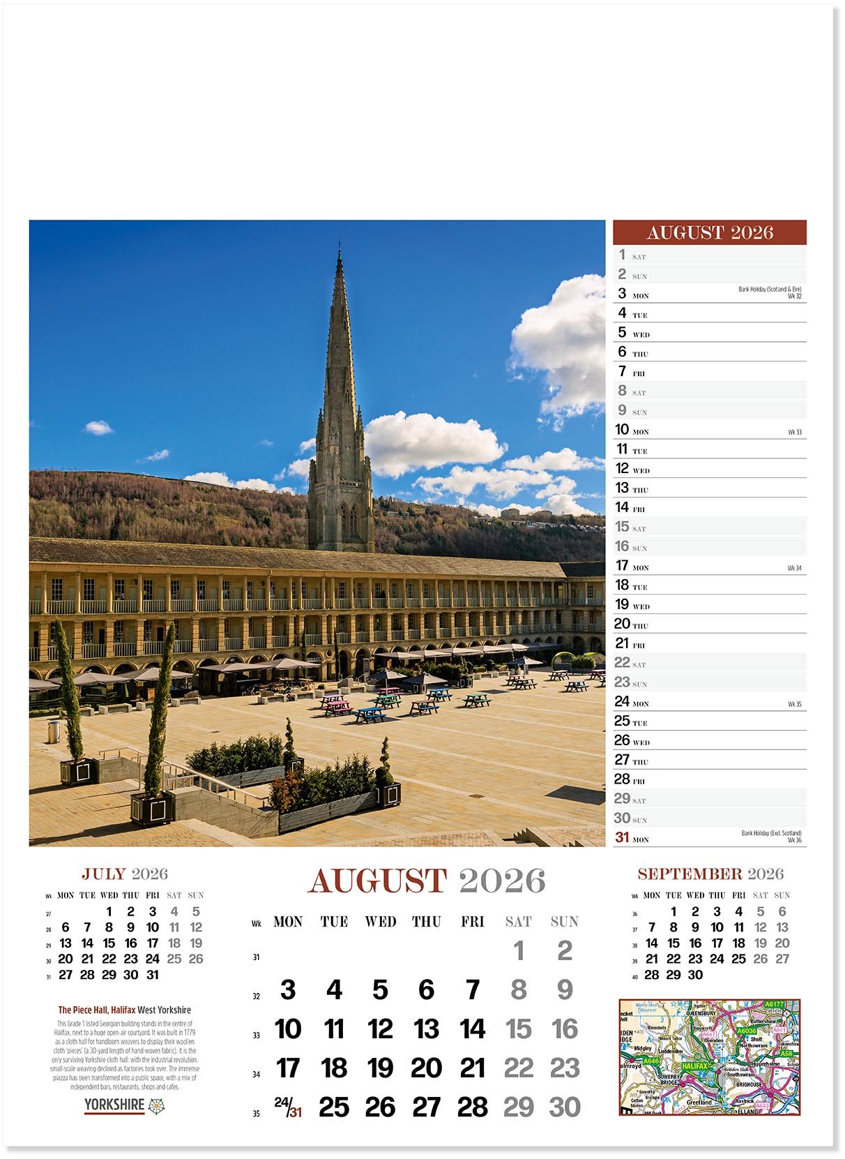 Yorkshire Calendar