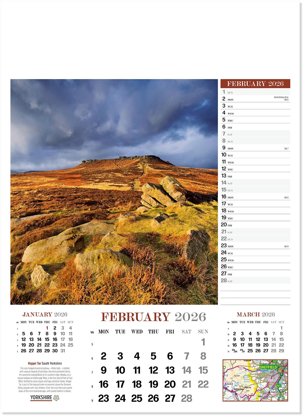 Yorkshire Calendar