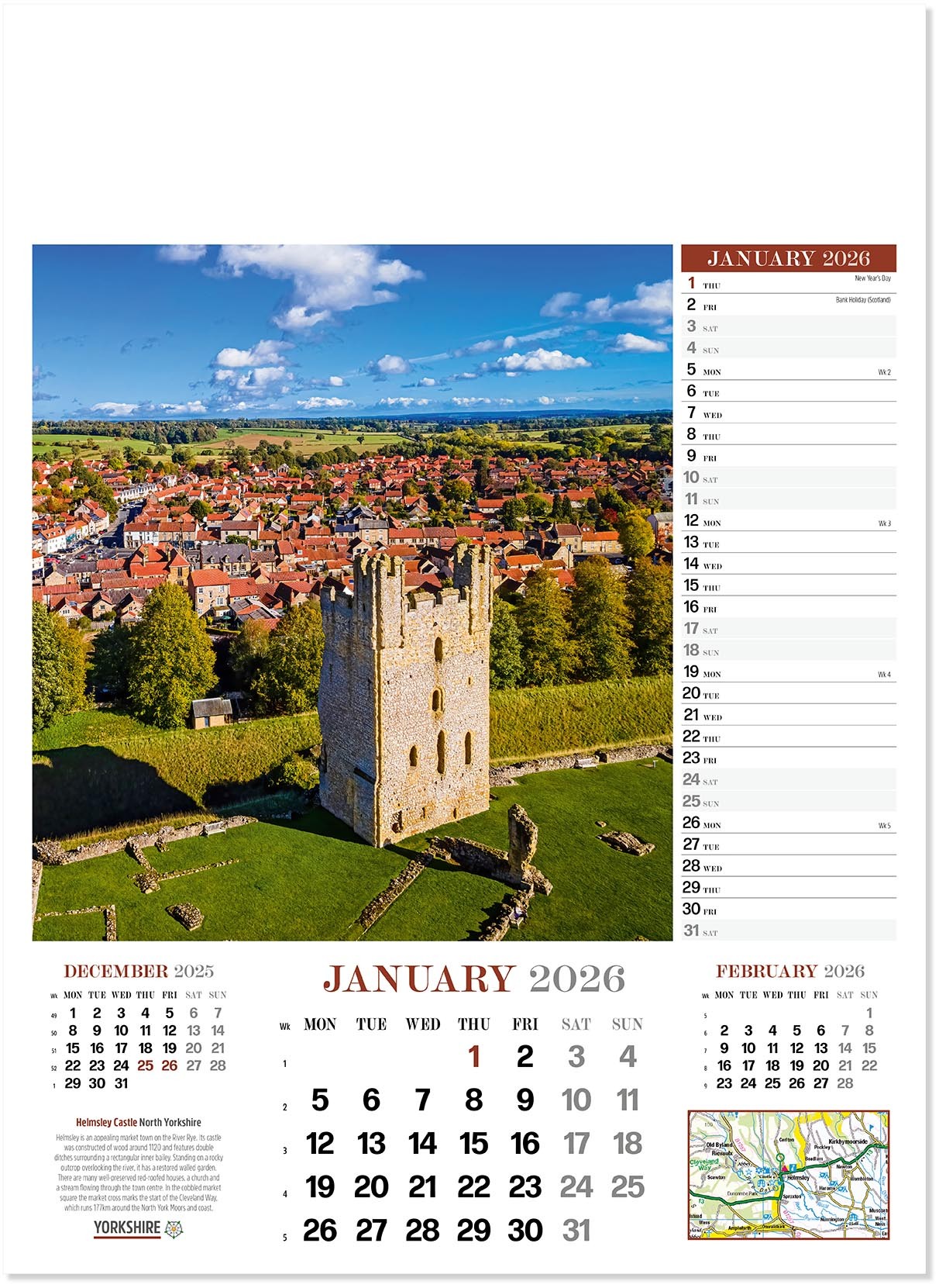 Yorkshire Calendar