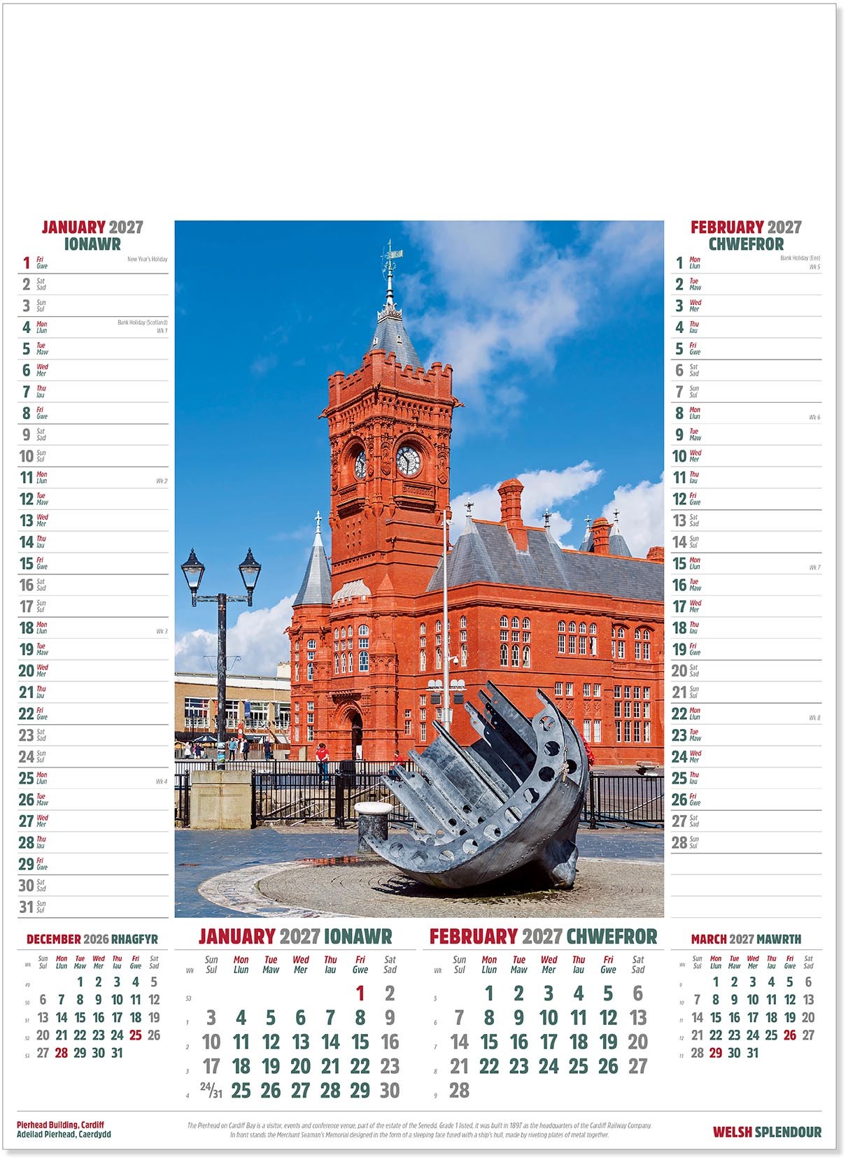 Welsh Splendour Calendar