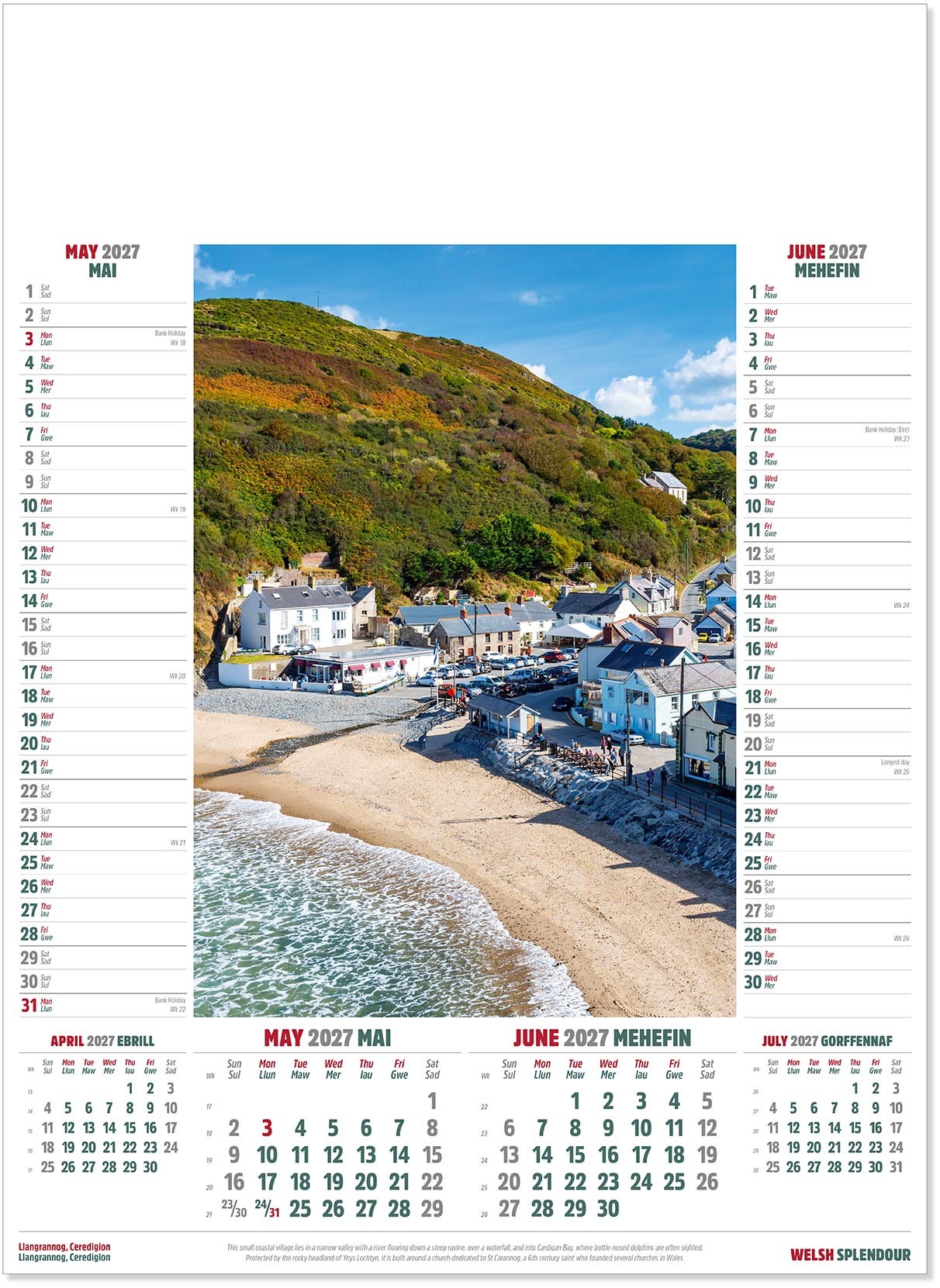 Welsh Splendour Calendar