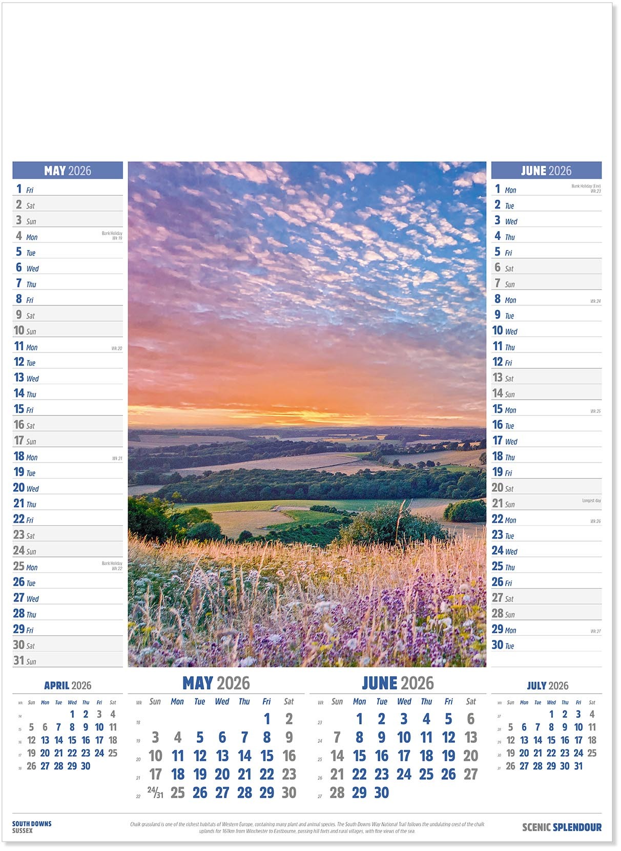 Scenic Splendour Calendar