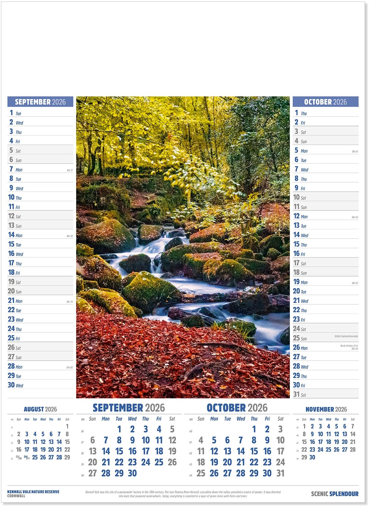 Scenic Splendour Calendar