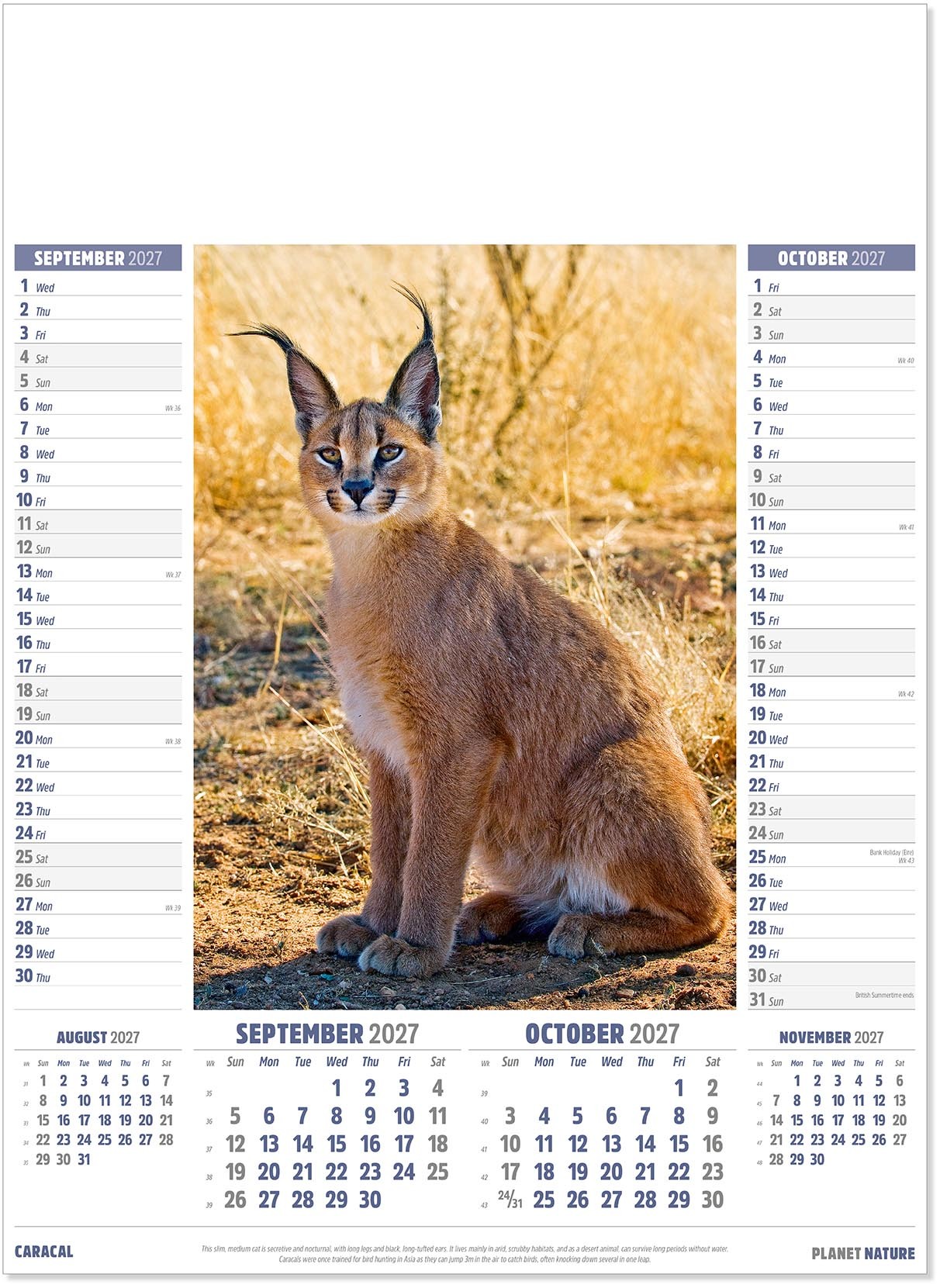 Planet Nature Calendar