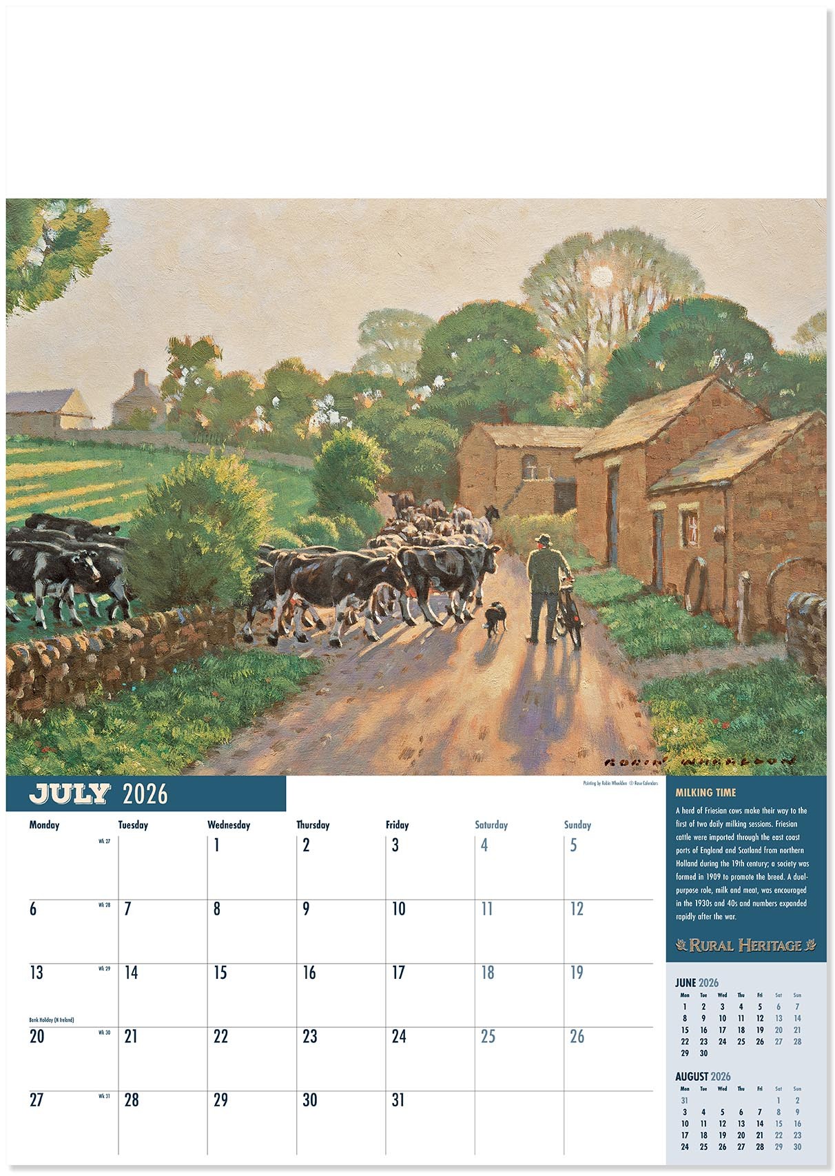 Rural Heritage Calendar