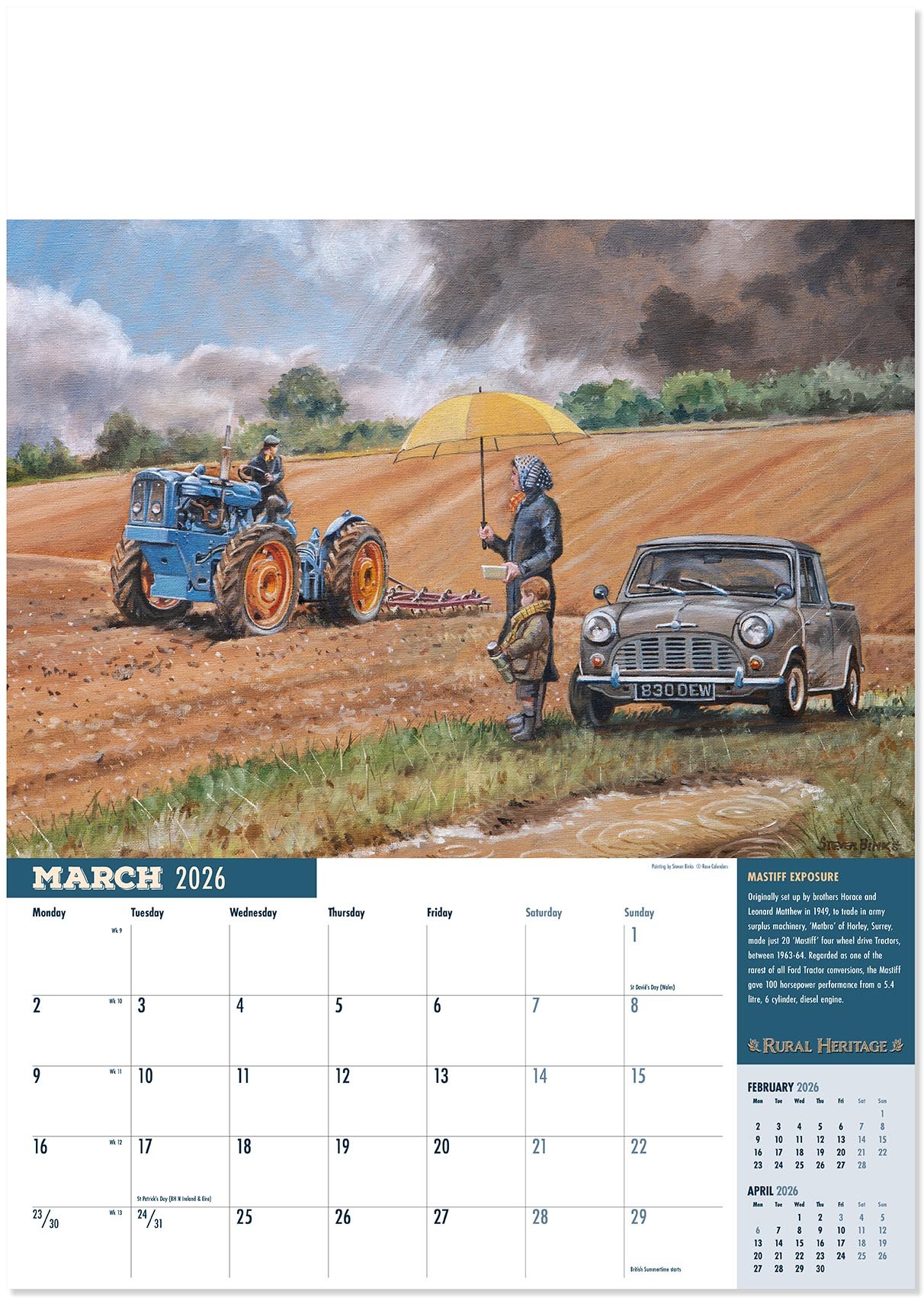 Rural Heritage Calendar