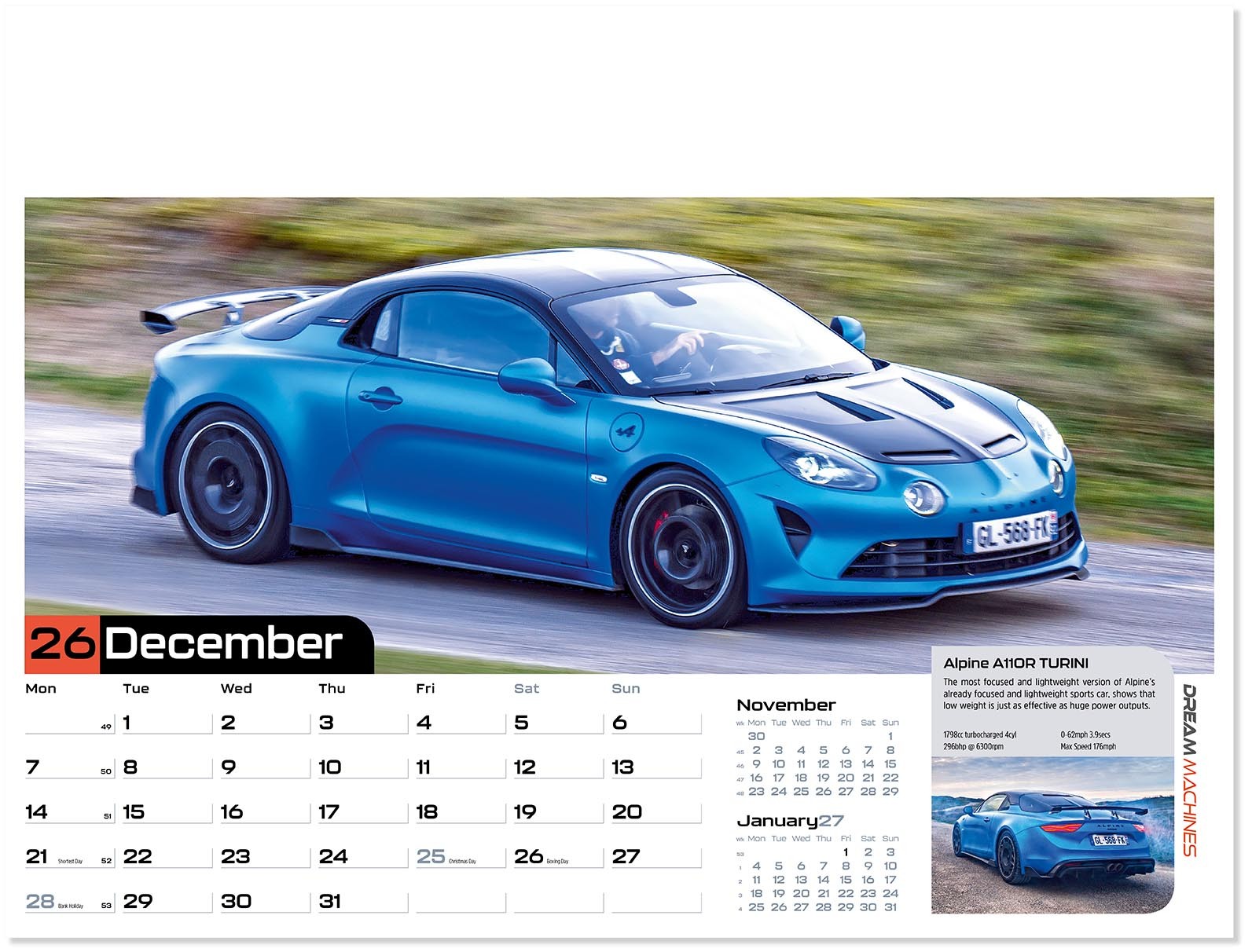 Dream Machines Wall Calendar