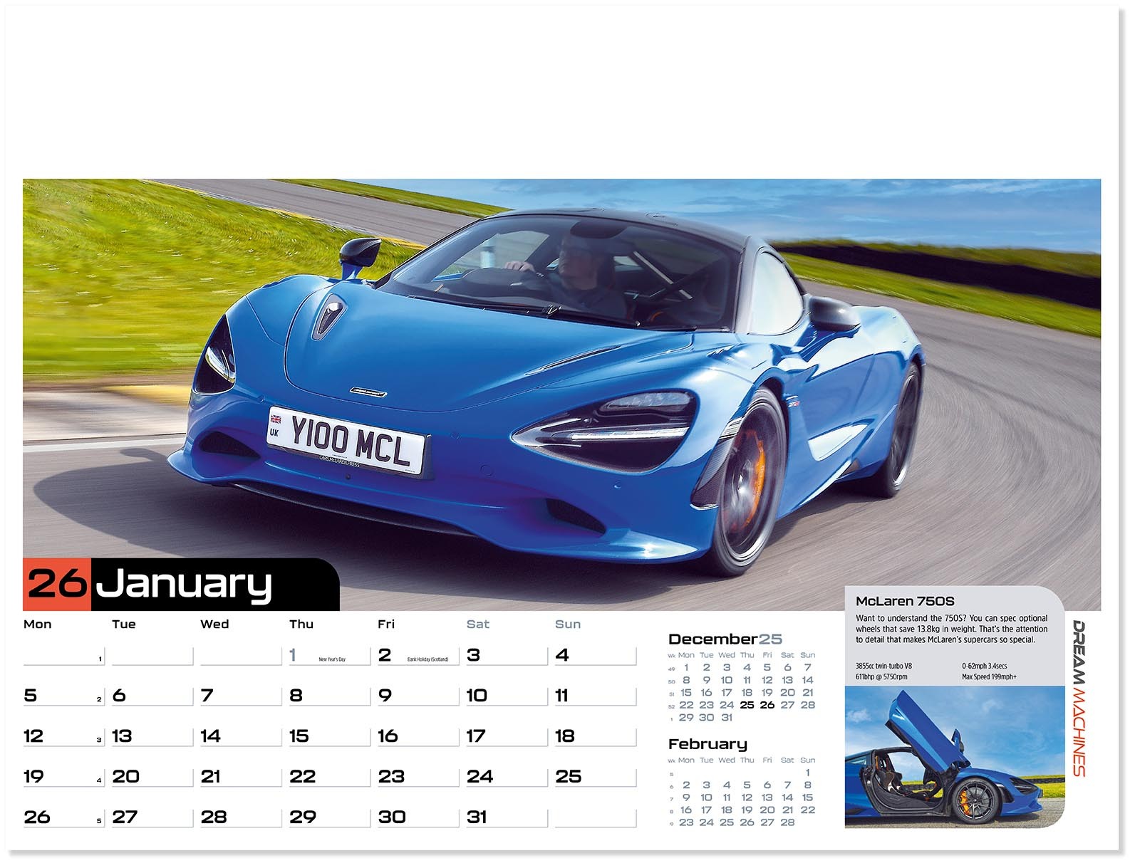Dream Machines Wall Calendar