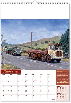 On the Move Wall Calendar