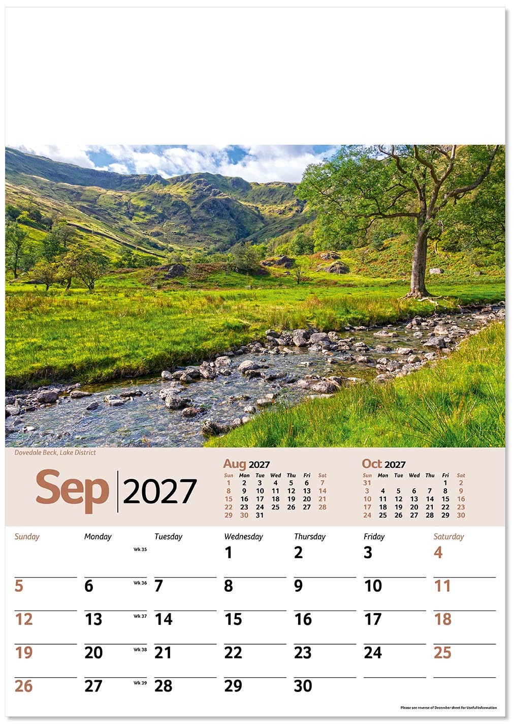Scenic Memo Calendar