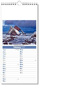 Slimline Scotland Compact Calendar