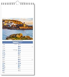 Slimline Scotland Compact Calendar
