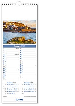 Slimline Scotland Calendar